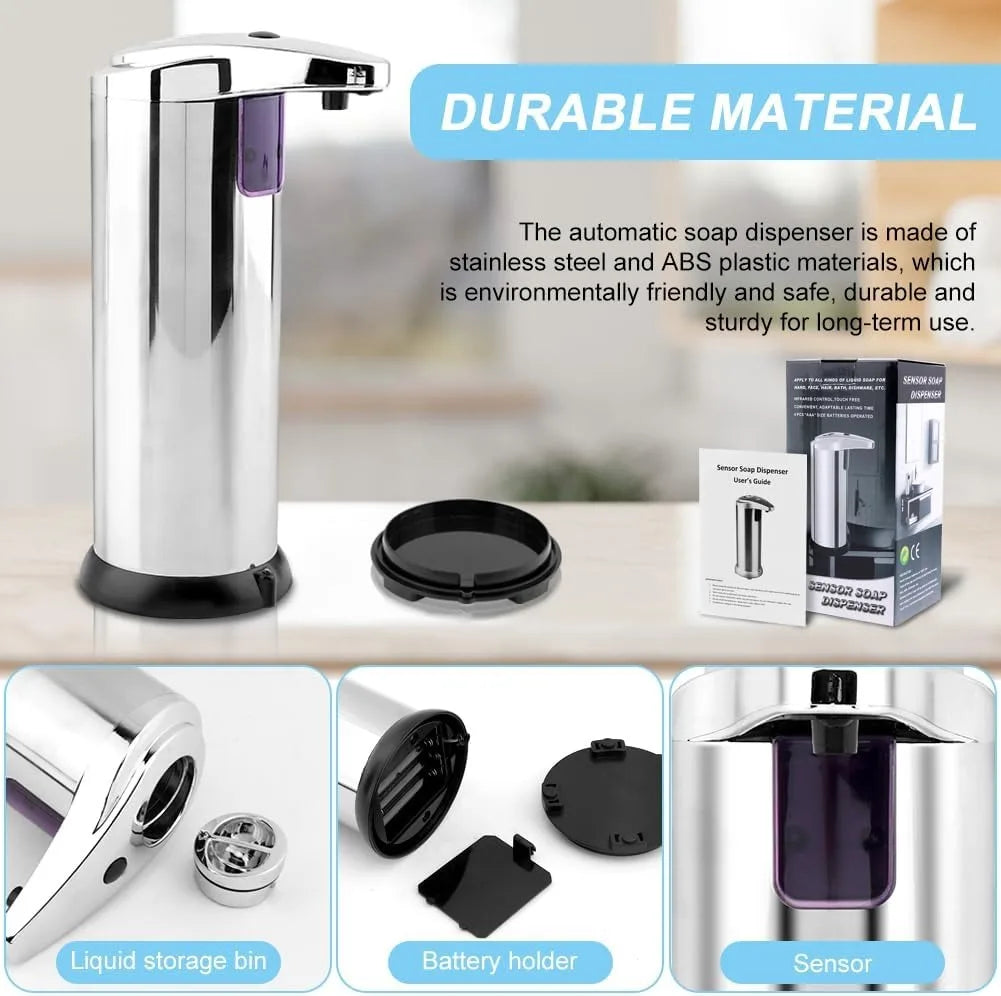 Touchless Automatic Soap Dispenser With Infrared Sensor  and Large Capacity