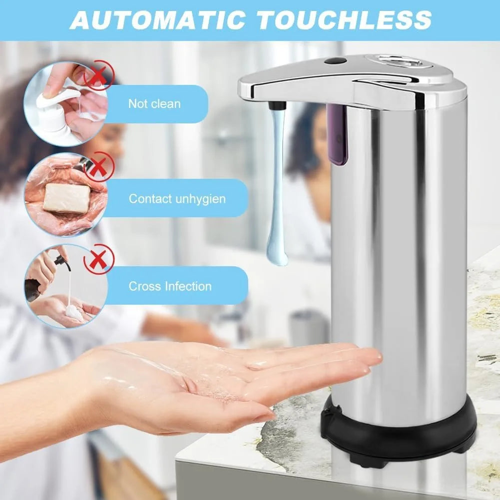 Touchless Automatic Soap Dispenser With Infrared Sensor  and Large Capacity