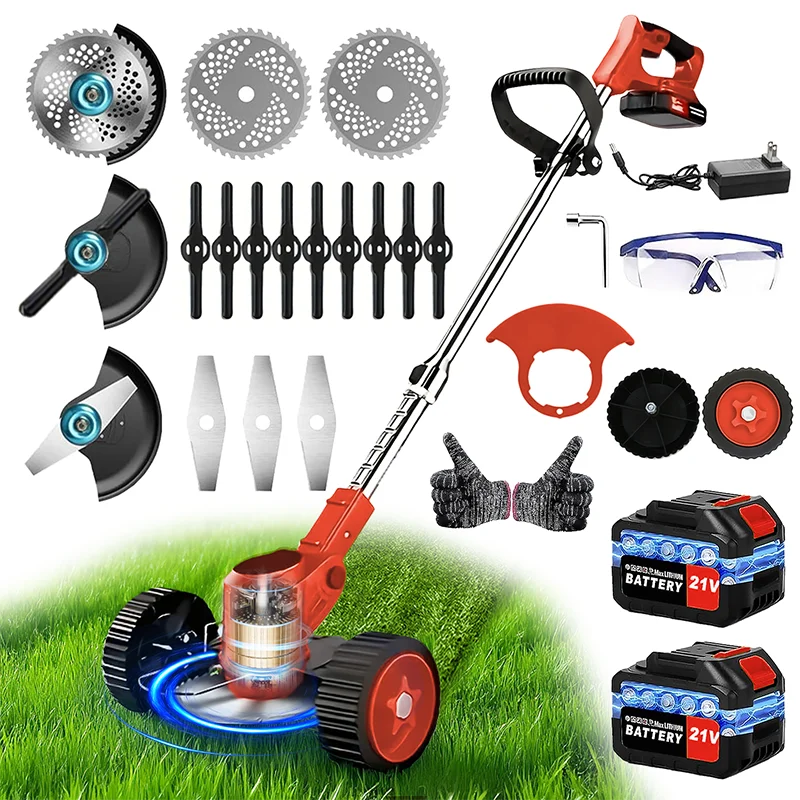 cordless lawn mowers riding weed trimmer