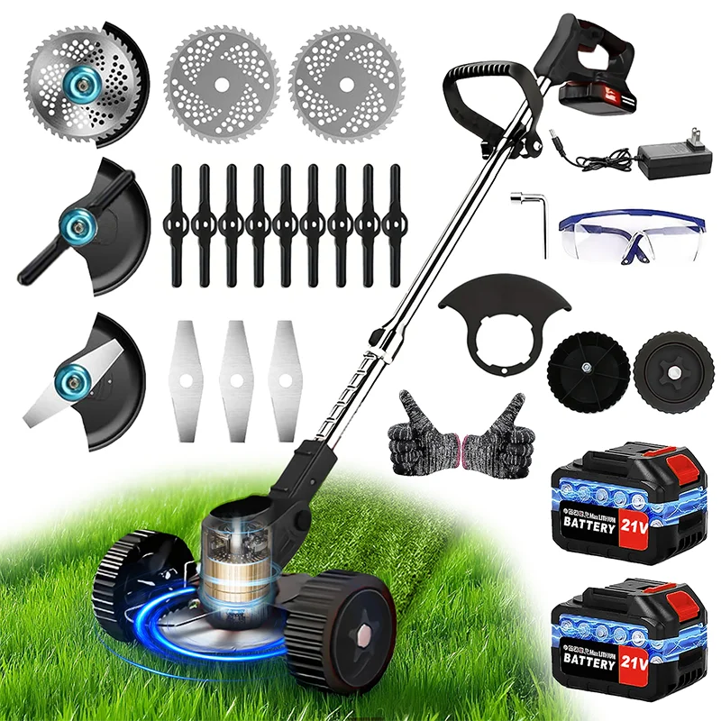 cordless lawn mowers riding weed trimmer
