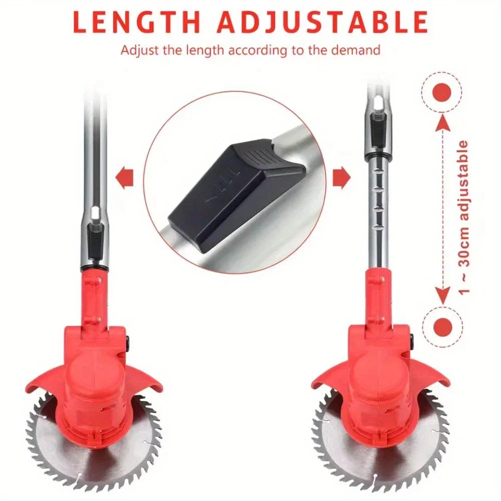 Cordless Lawn Trimmer  Edger Mower Brush Cutter Weed Cutter for Garden and Yard Lawn