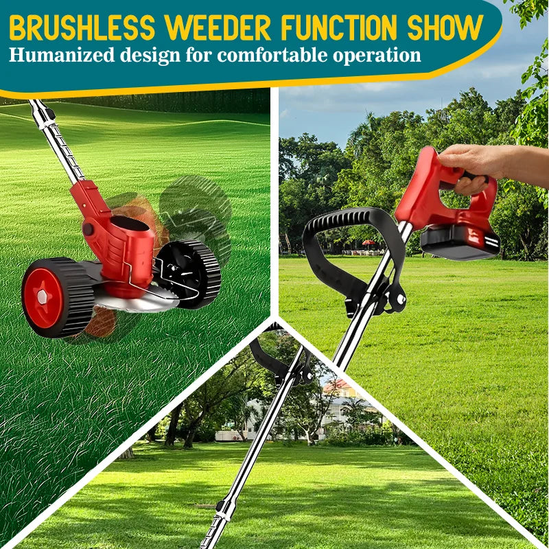 cordless lawn mowers riding weed trimmer