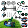 cordless lawn mowers riding weed trimmer