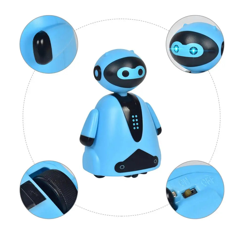 Electric Inductive Robot Toy Creative Originalelectric Robot Car Line Follower Magic Pen Toy Follow Any Line You Draw Kids Gifts