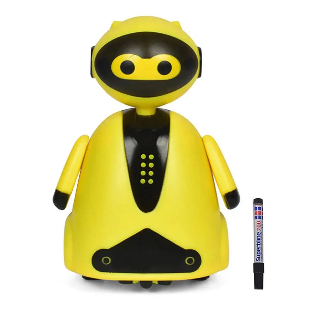 Electric Inductive Robot Toy Creative Originalelectric Robot Car Line Follower Magic Pen Toy Follow Any Line You Draw Kids Gifts