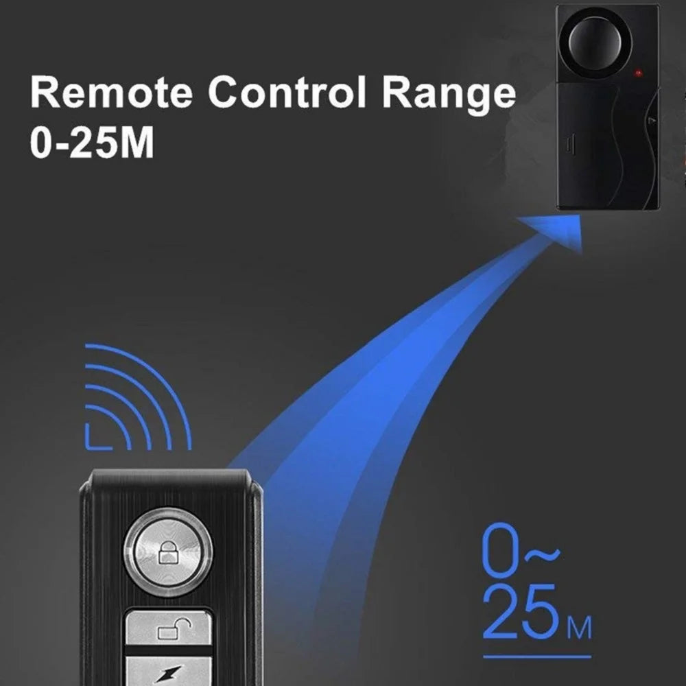 Bike Alarm With Remote Control Anti-Theft Alarm System