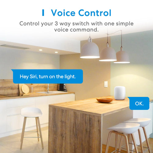 3 Way Smart Light Switch / Work with HomeKit Alexa Google Assistant SmartThings