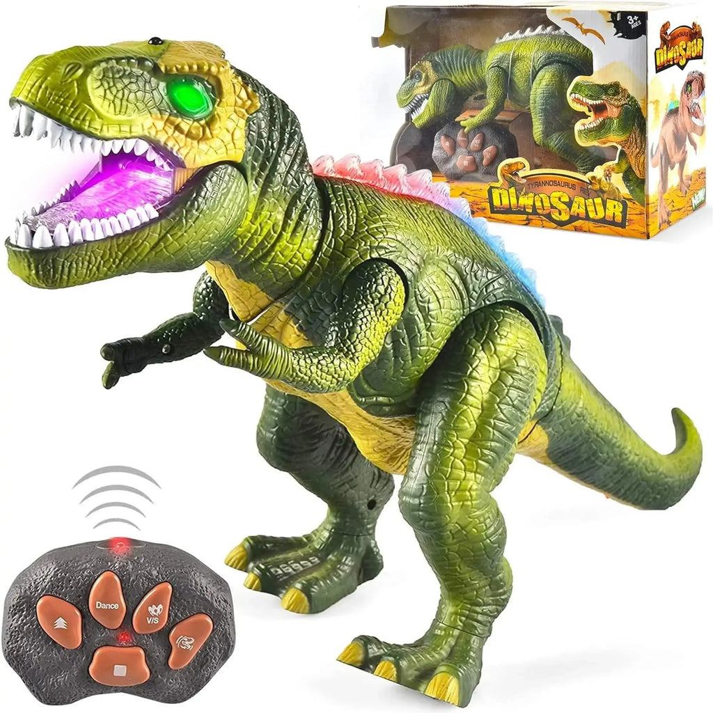 Joyfy Remote Control Walking T Rex Dinosaur Robot Toy