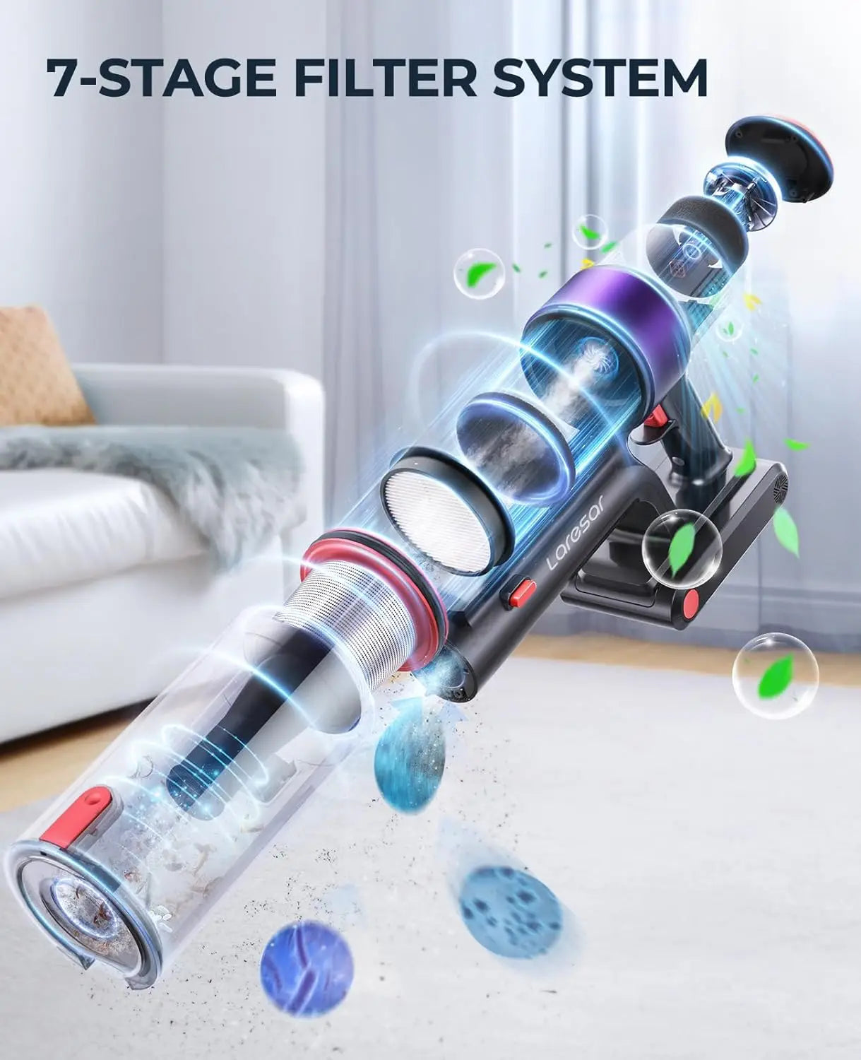Laresar Elite 8 Cordless Handheld Vacuum Cleaner