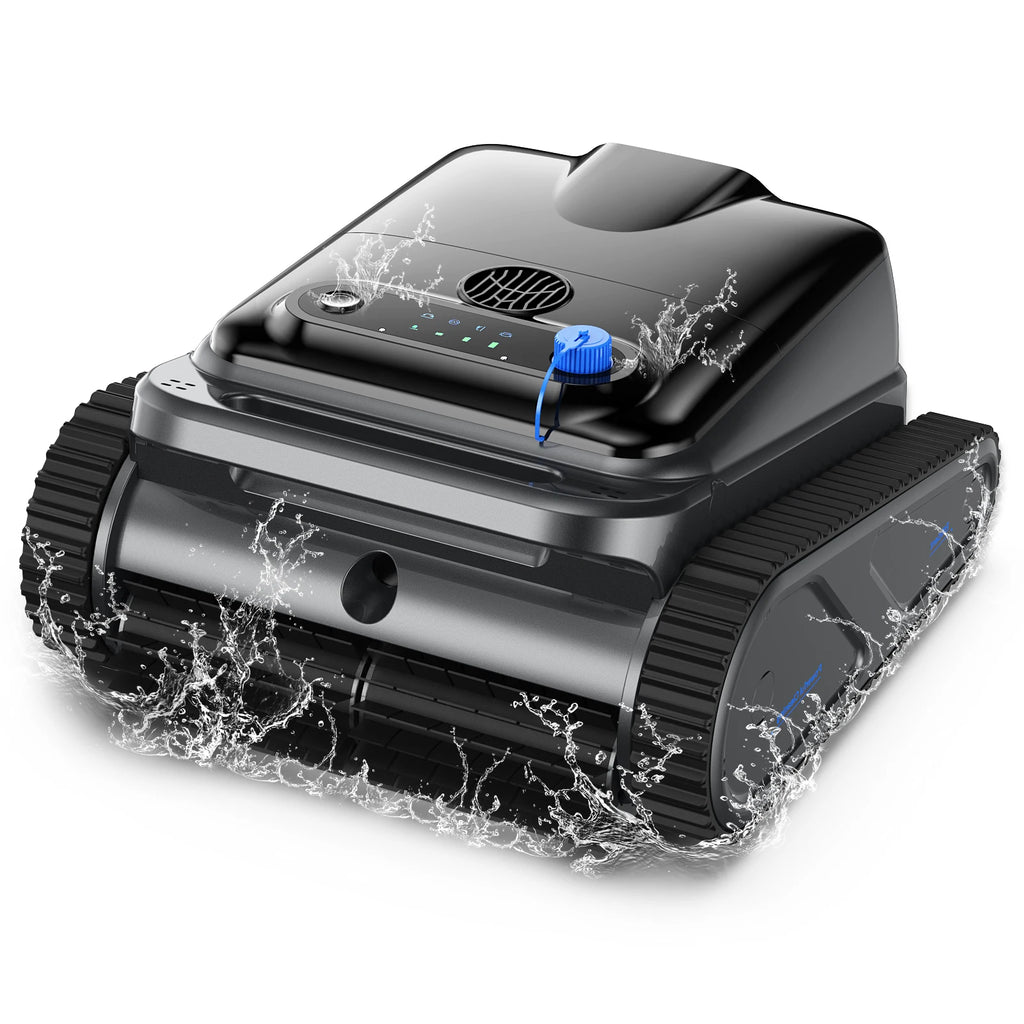 Robot Swimming Pool Cleaner Powerful Cordless Floor Wall Auto Cleaning