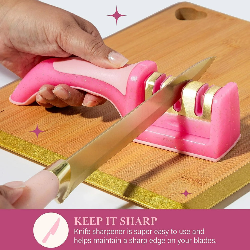 3-Stage Professional Kitchen Knife Sharpener