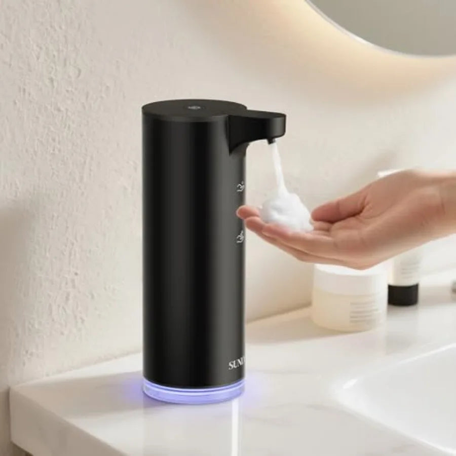 Automatic Touchless Foaming Soap Dispenser , USB-C Rechargeable, Smudge-Resistant