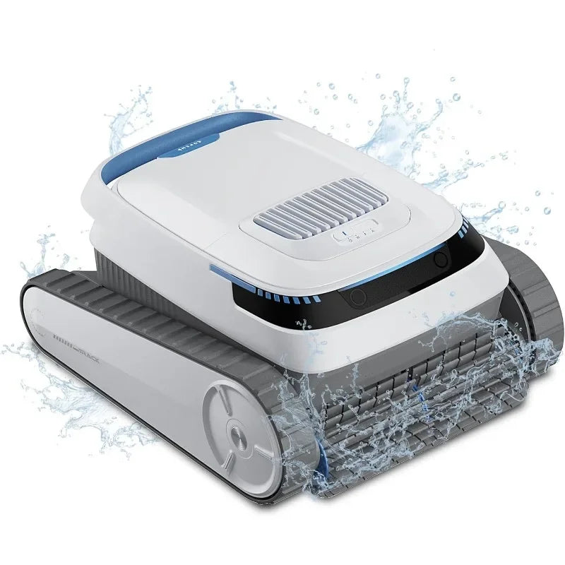 Cordless Robotic Pool Vacuum Cleaner with Wall Climbing