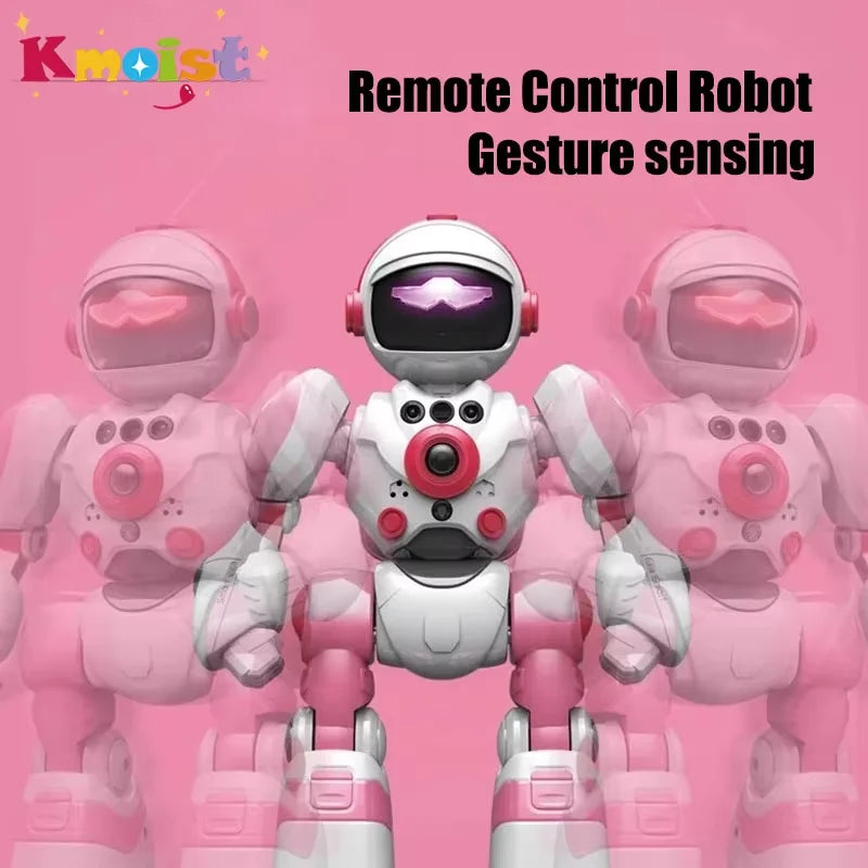 Remote Control Toy Robot Intelligent Voice Dance Command Light Music