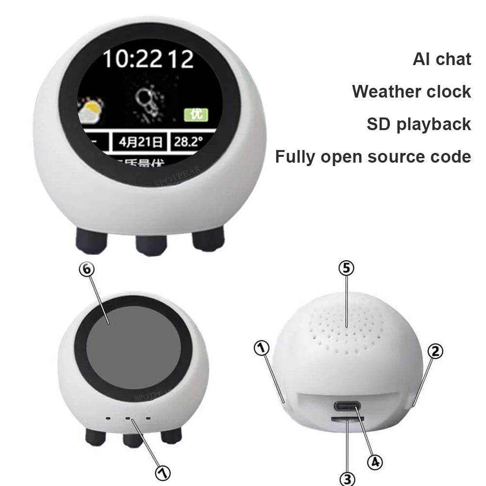 AI Voice Chat Robot -1.28inch-AI 1.28 inch LCD