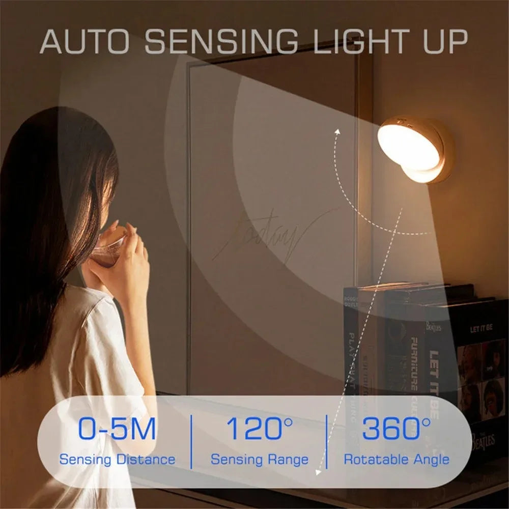 Motion Sensor Round Led Light