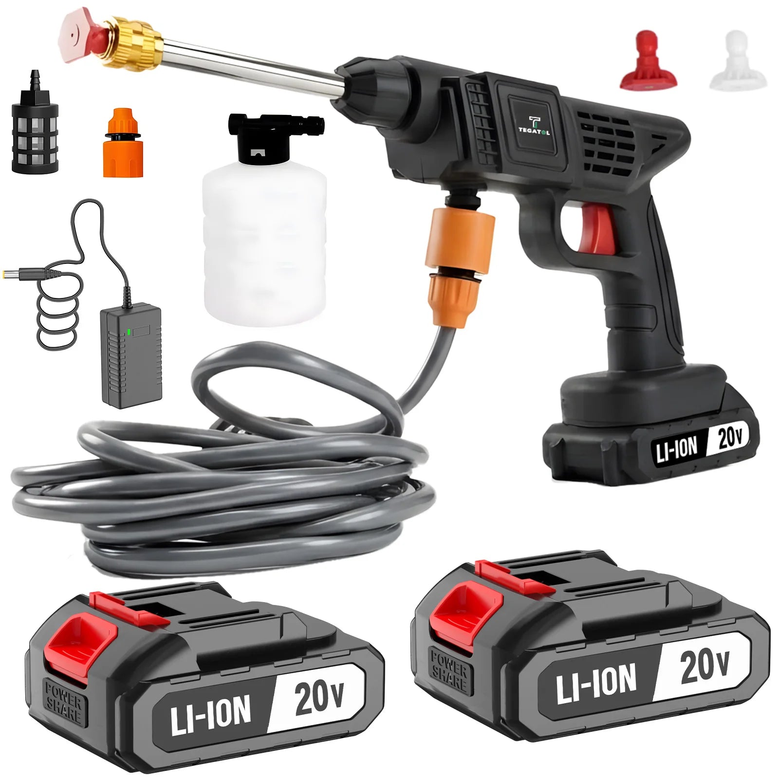 Electric High Pressure Washer Garden Irrigation Lithium Battery Suitable for 20V Makita Battery
