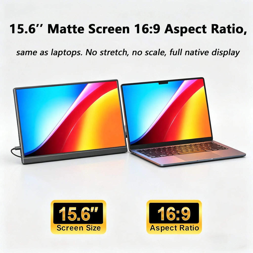 Portable Monitor 15.6 Inch 1080P