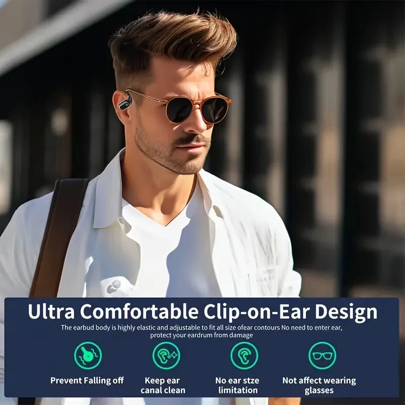 Sports Wireless Headphones AI Translator Earbuds In-Ear Noise Reduction Microphone