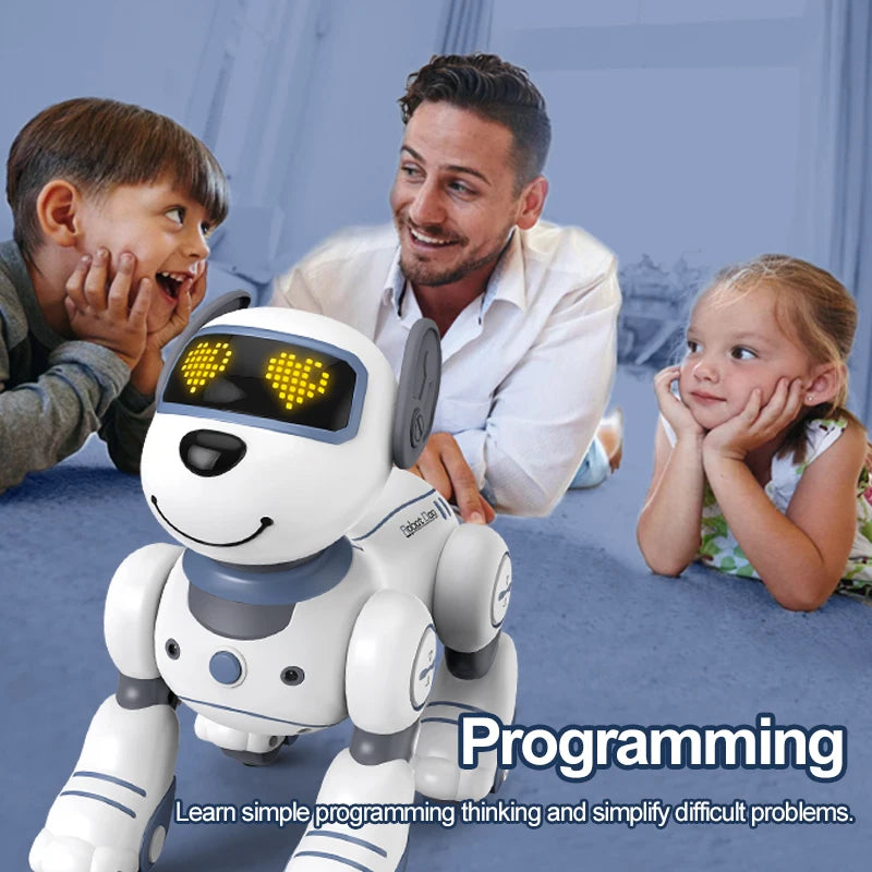 Robot Stunt Dog Voice Command Programmable Touch-sense Music