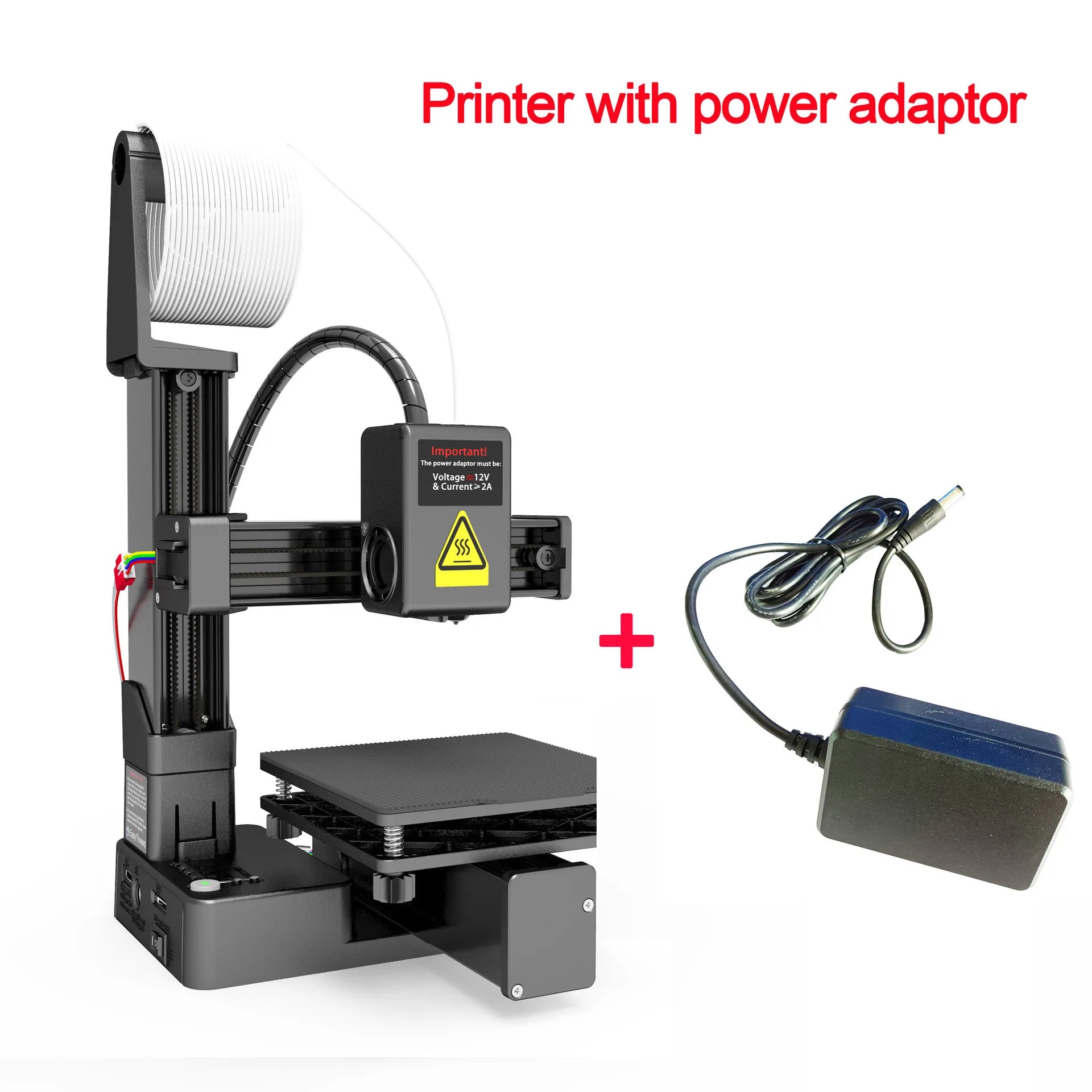 3D Mini Desktop Printing Machine Compatible with PLA TPU 1.75mm Filament