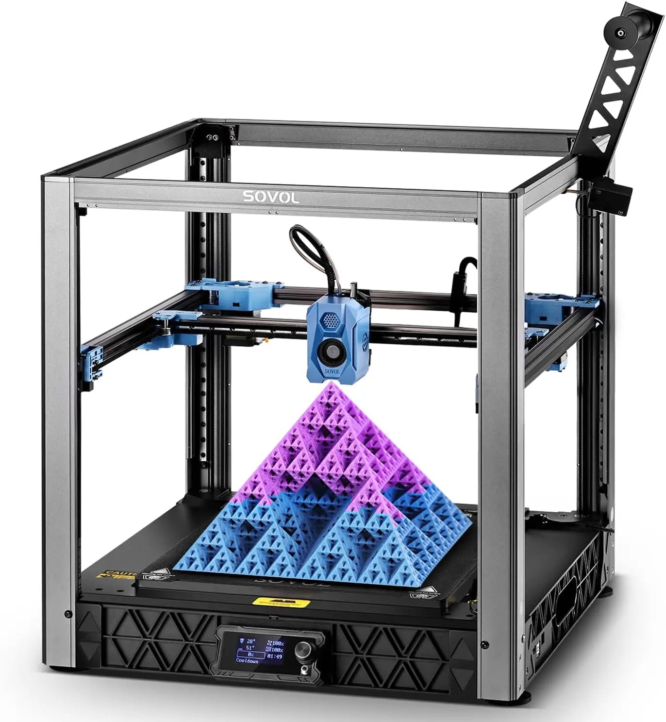3D Printer, Max 700mm/s High Speed 3D Printers with 300℃ Clog-free Hot end and Camera