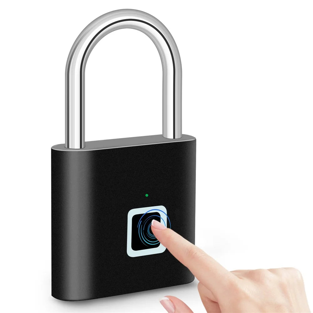 KERUI Keyless USB Charging Fingerprint Smart Waterproof Padlock