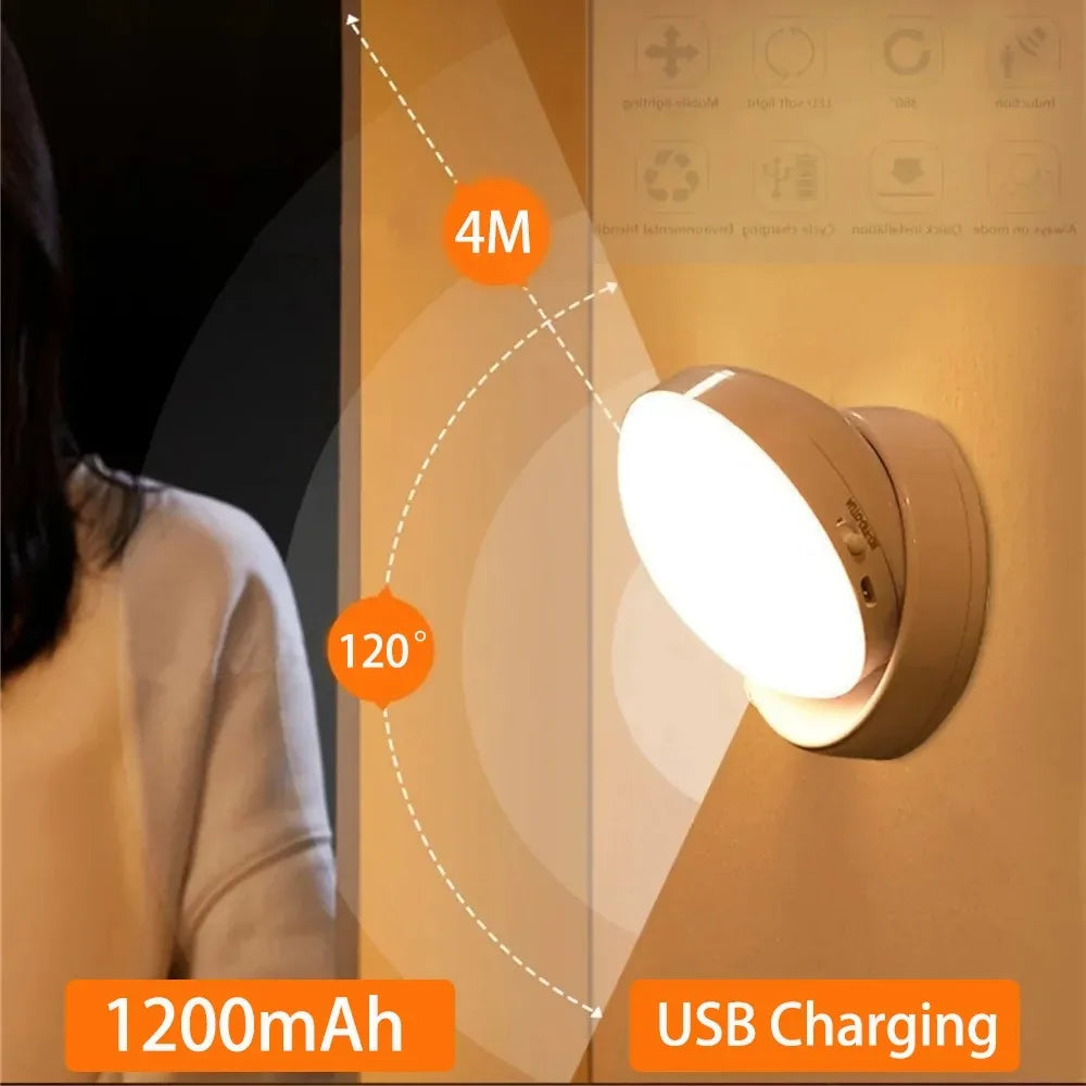 Motion Sensor Round Led Light