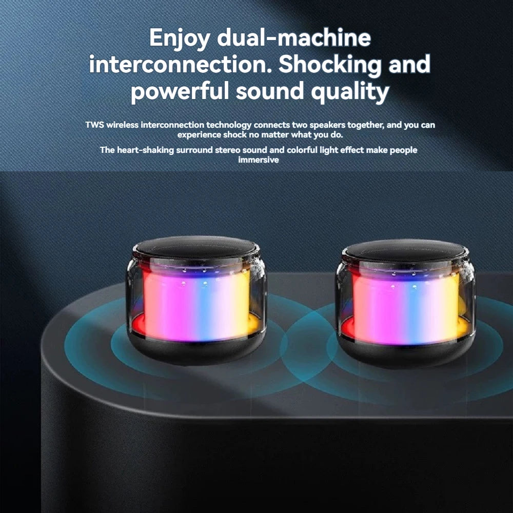 Mini Wireless LED Bluetooth Speaker