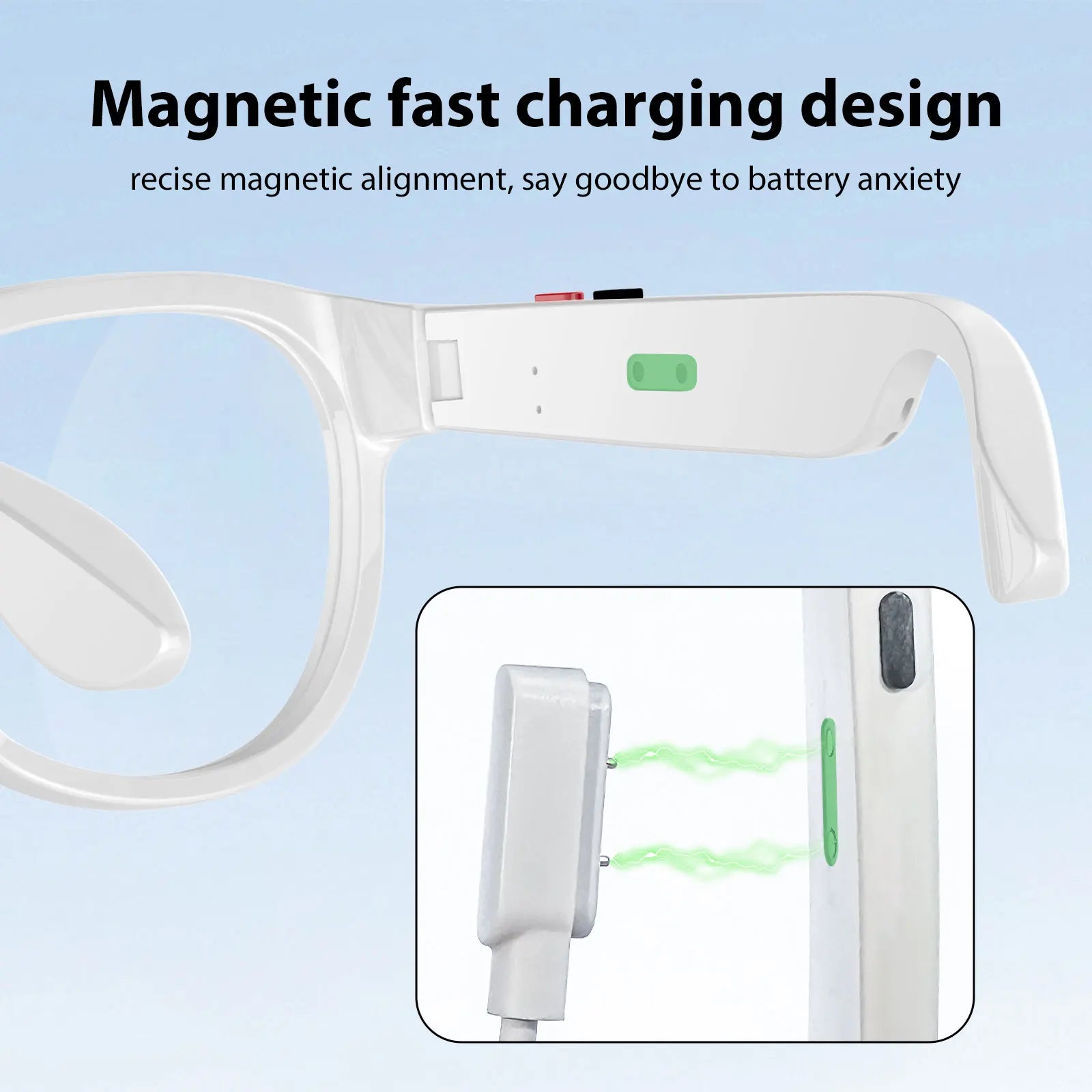 AI glasses, dual cameras, 2 million pixels, with three lenses, wireless smart glasses, hunting glasses, video glasses, AI shooting glasses, cycling glasses, sports camera, long battery life, high sound quality, touch voice