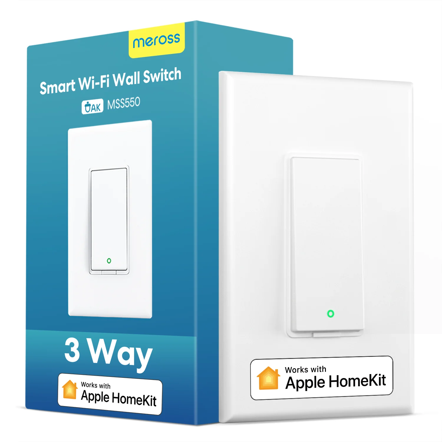 3 Way Smart Light Switch / Work with HomeKit Alexa Google Assistant SmartThings