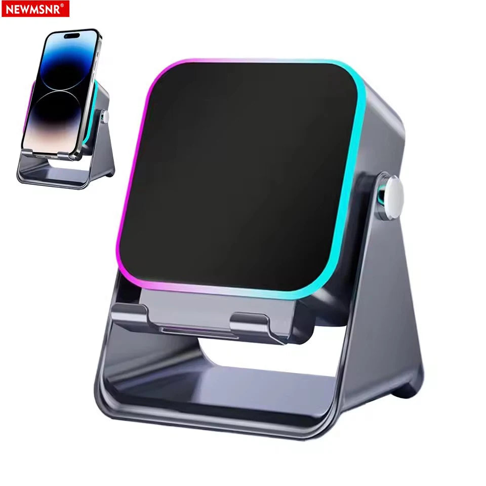 5 In 1  Wireless Speaker 8 RGB Light Phone Stand  Bluetooth