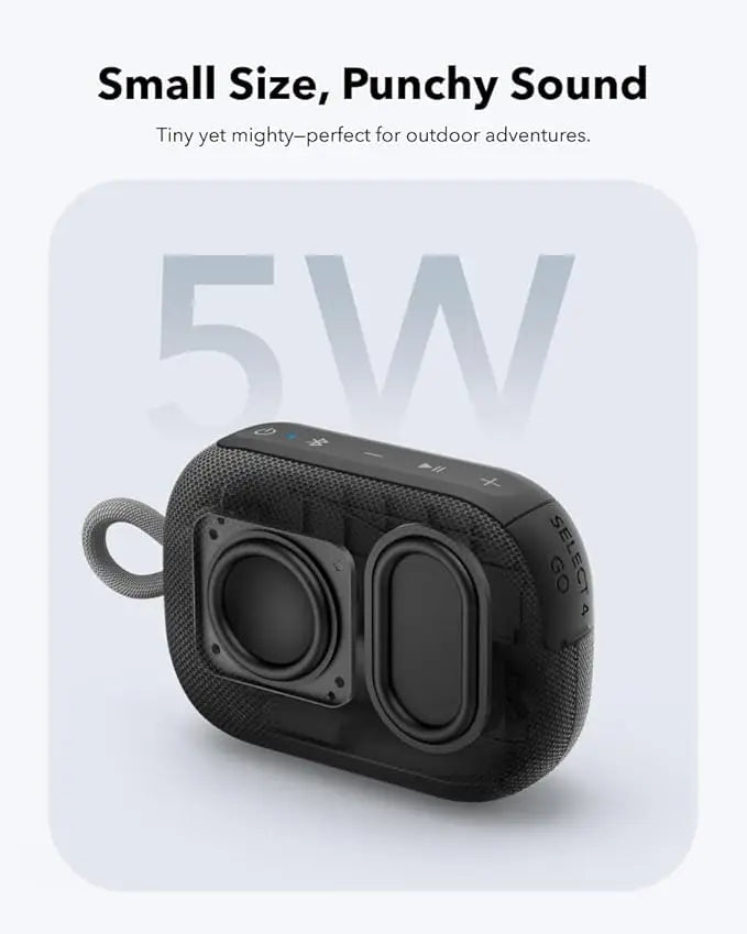 Soundcore Select 4 Go Bluetooth Mini Portable Shower Speaker