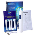 Smart Rotating Timing Electric Toothbrush, with 4 Heads, 5 Modes