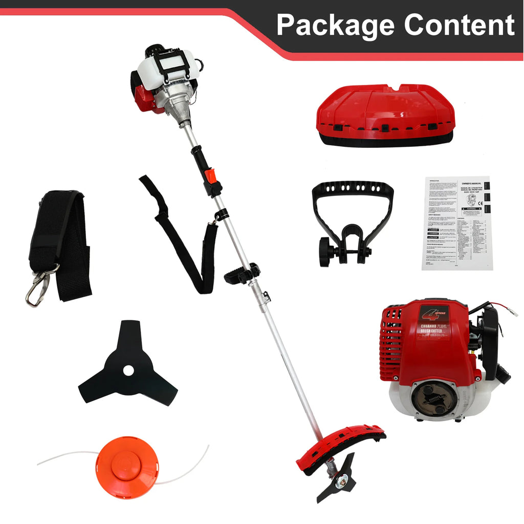 4-Stroke Gas Cordless Weed Wacker 15lb Light High-Power for Lawns and Garden Care