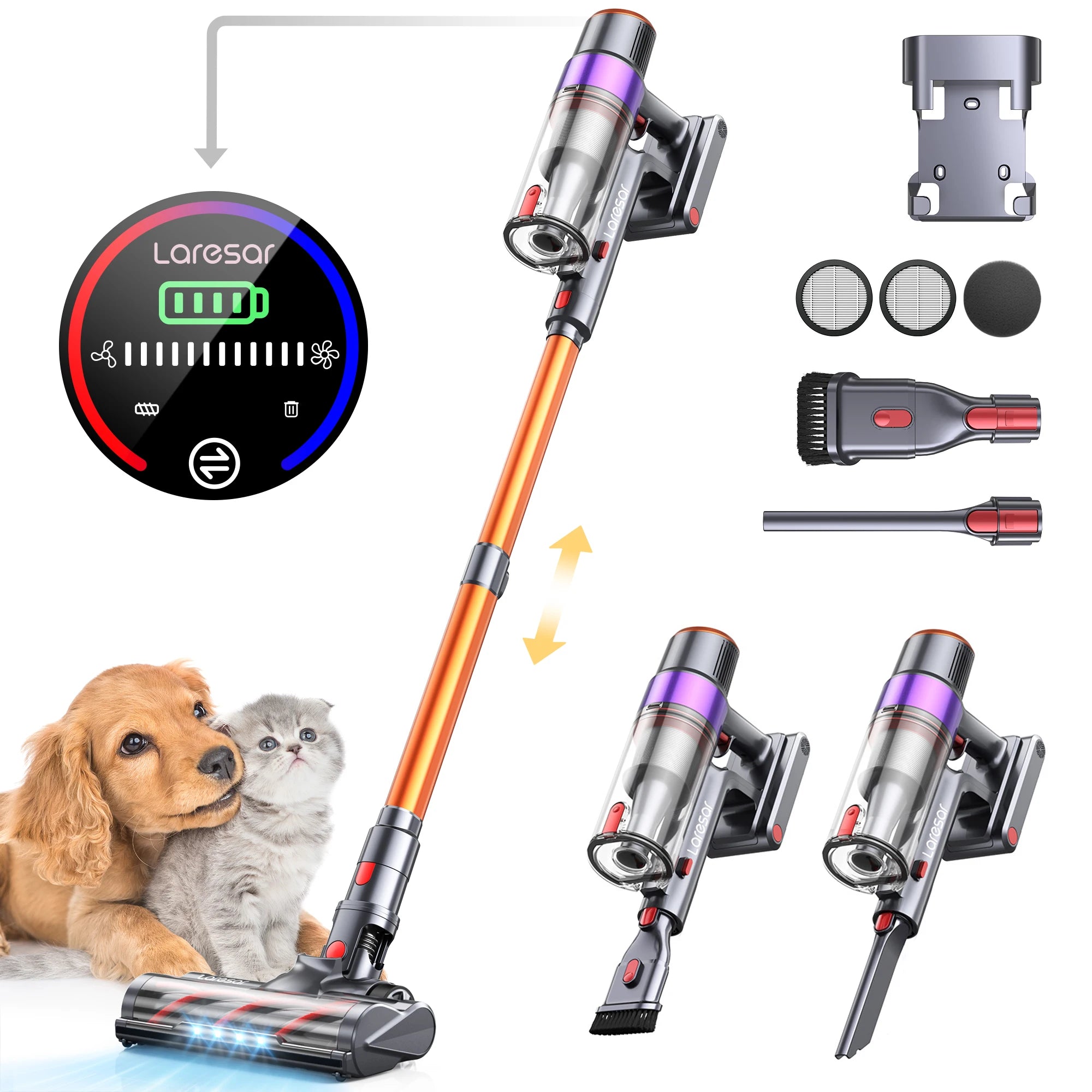 Laresar Elite 8 Cordless Handheld Vacuum Cleaner