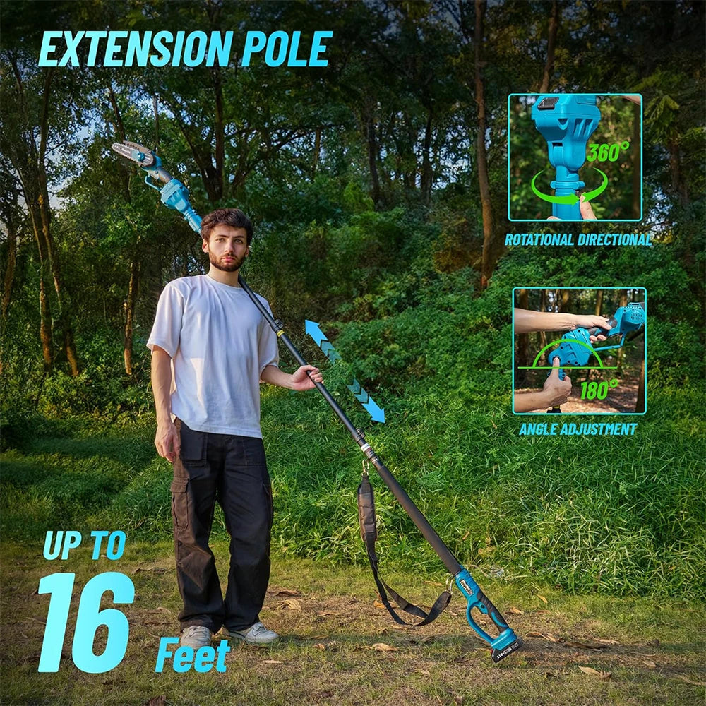 Brushless Electric Chainsaw Garden Pruning Tools For Makita 18v battery pin