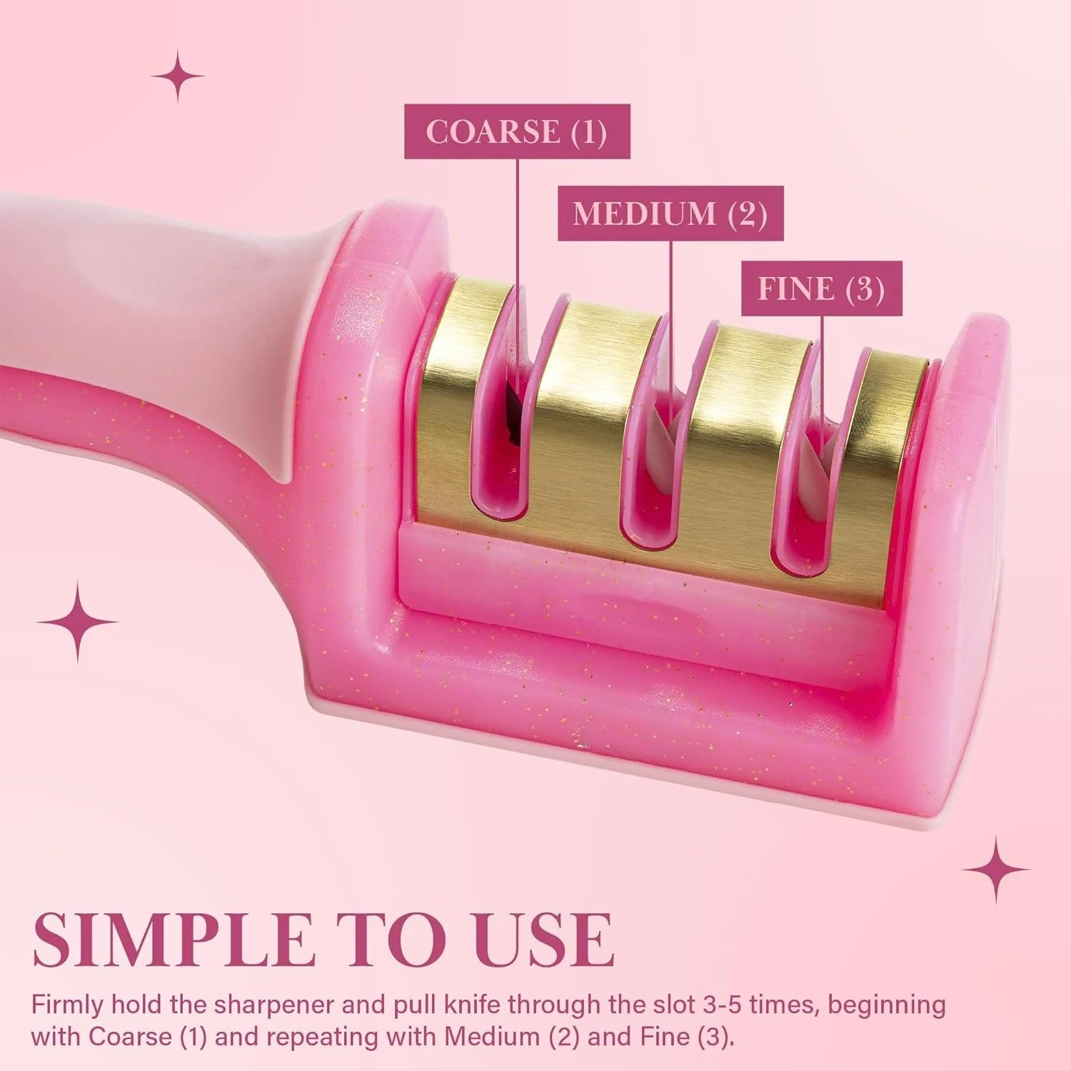 3-Stage Professional Kitchen Knife Sharpener
