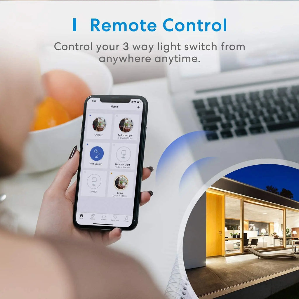 3 Way Smart Light Switch / Work with HomeKit Alexa Google Assistant SmartThings