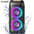 Bluetooth Portable Party Boombox Wireless Deep Bass/115dB Loud Massive Sound