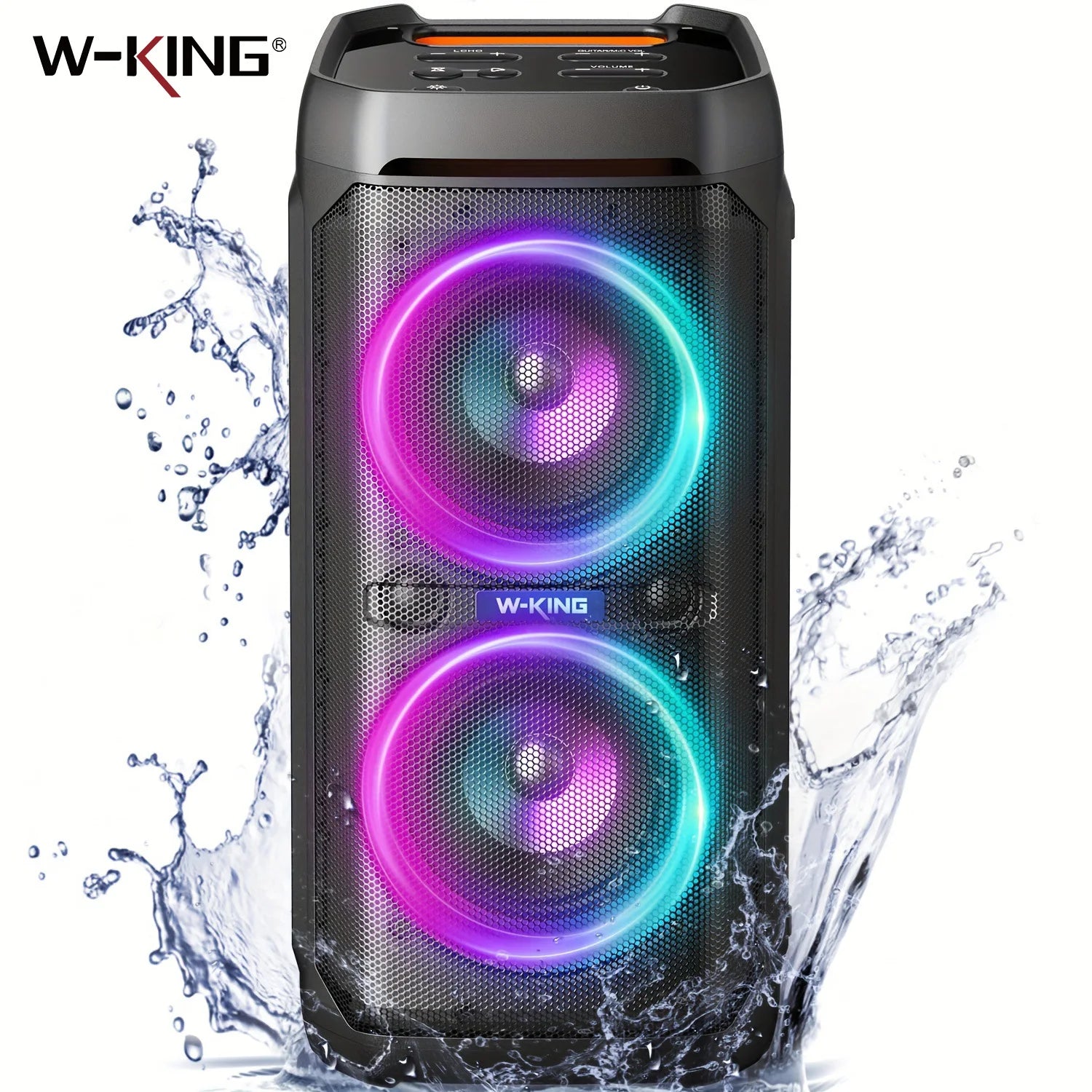 Bluetooth Portable Party Boombox Wireless Deep Bass/115dB Loud Massive Sound