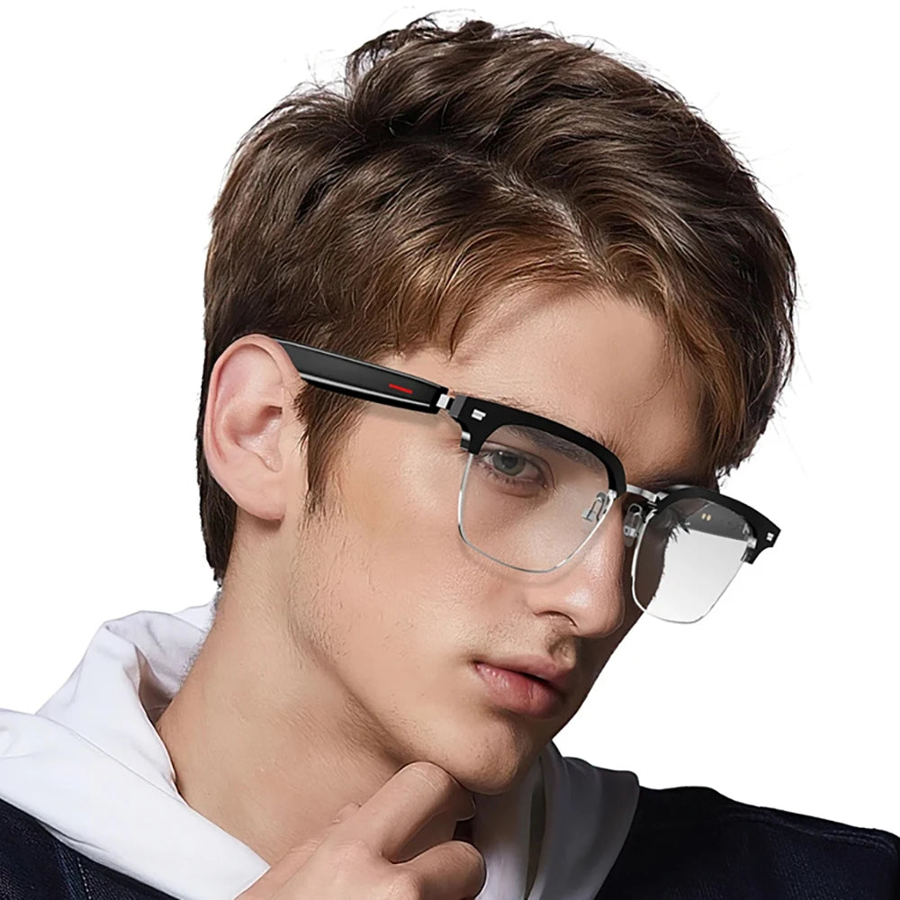 Smart Glasses / Outdoor Sport AI Voice Anti-UV Sunglasses with Mic & Speaker