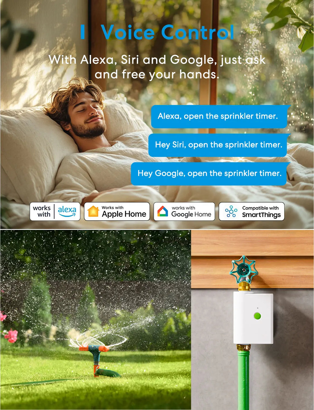 Smart Sprinkler / Faucet Timer with Brass with Tracking & Alerts Function