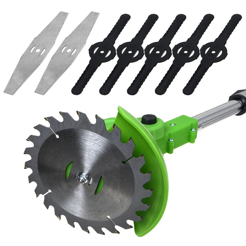 Electric Lawn and Weed Trimmer with 2 x Battery for Yard Garden