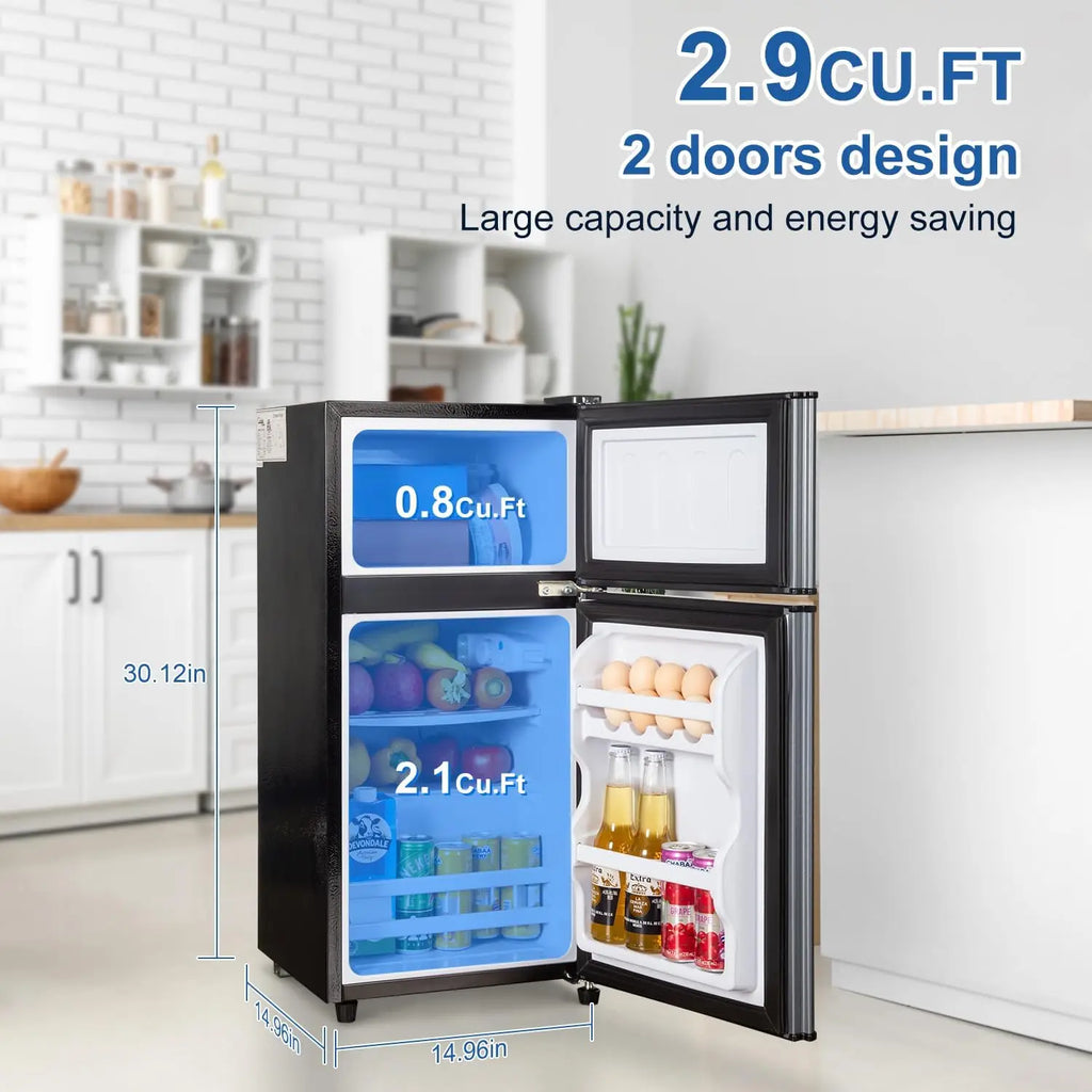Mini Fridge with Freezer, 2.9 Cu.Ft