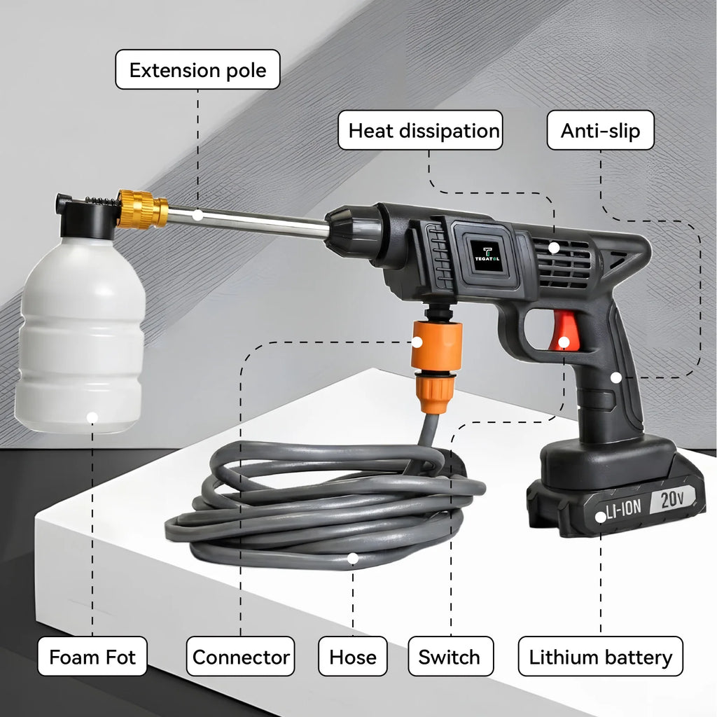 Electric High Pressure Washer Garden Irrigation Lithium Battery Suitable for 20V Makita Battery
