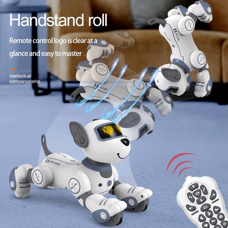 Robot Stunt Dog Voice Command Programmable Touch-sense Music