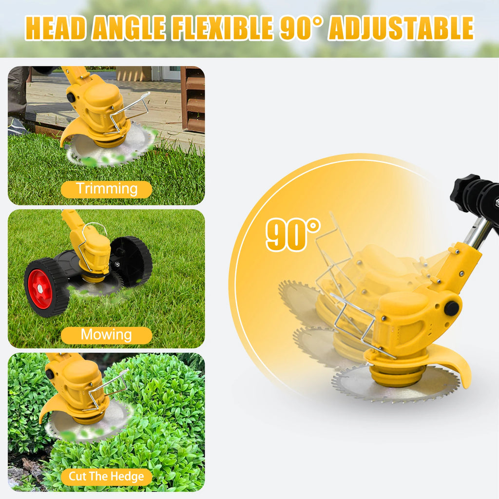 Cordless Grass Trimmer  21V With 2x24V  650W Brush Cutter 18000 RPM