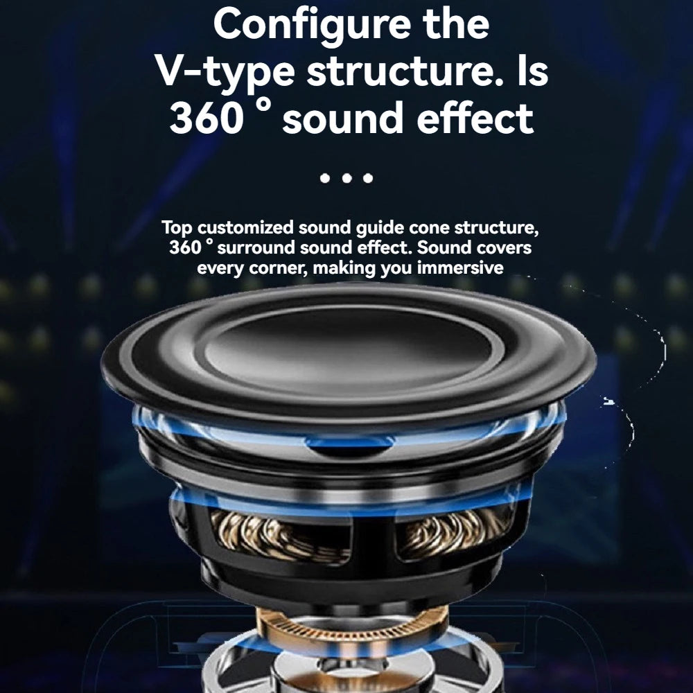 Mini Wireless LED Bluetooth Speaker