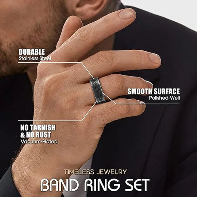 Smart Ring - Fitness Tracker with Sleep Monitor, Pedometer & 20+ Exercise Modes, IP68 Waterproof, USB Rechargeable